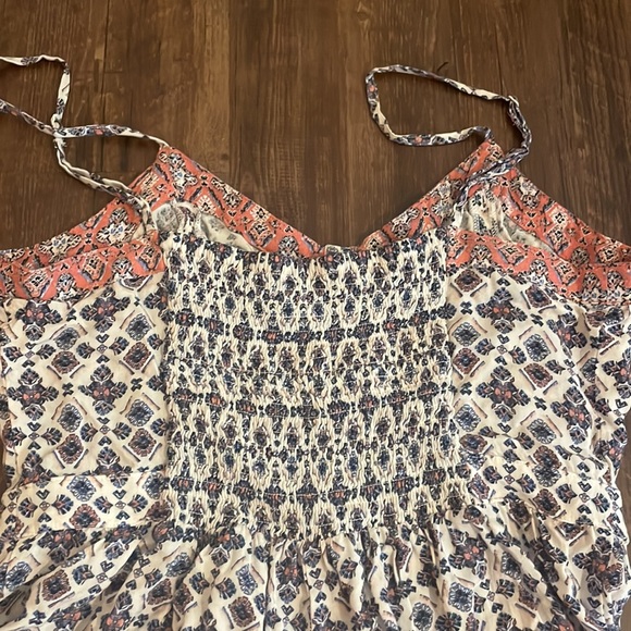 Blue Pattered Romper - Picture 3 of 3